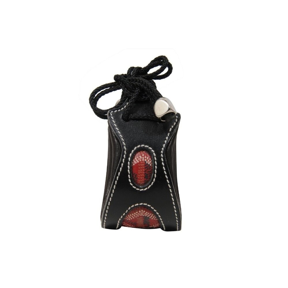Goyard Coin Wallet Pouch Red Black Limited Edition Leather Strap Money Holder - Picture 4 of 11